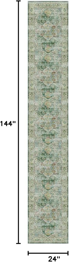 Madane Washable Runner Rugs 2x12 Long - Image 2