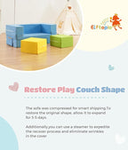 Elftopia Modular Kids Sofa, Toddler Couch Foam Armchair - Image 7