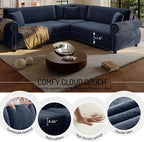 88.2" Sectional Sleeper Sofa - Image 7