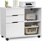 DUMOS Rolling File Cabinet by DumosLifestyle