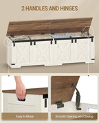 Hzuaneri 59" Storage Chest, Large Storage Trunk - Image 4