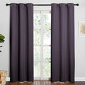 NICETOWN Greyish Purple Blackout Curtains 84 inches Length by NICETOWN