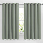 NICETOWN 66 inch Sage Green Curtains by NICETOWN