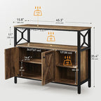 BedsPick 45.3" Buffet Cabinet - Image 2