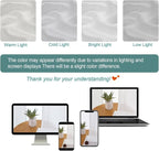 Chyhomenyc Semi Sheer Curtains 84 Inches Long 2 Panels Set, Light Filtering - Image 3