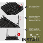 Our Modern Space 34" Square Foldable Table - Image 4