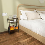 THUMEYE 7.1" Narrow Side Table for Small Spaces, 3 Tier Small End Table - Image 6