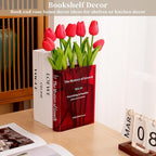 Puransen Red Book-Shaped Vase for Flowers - Image 2