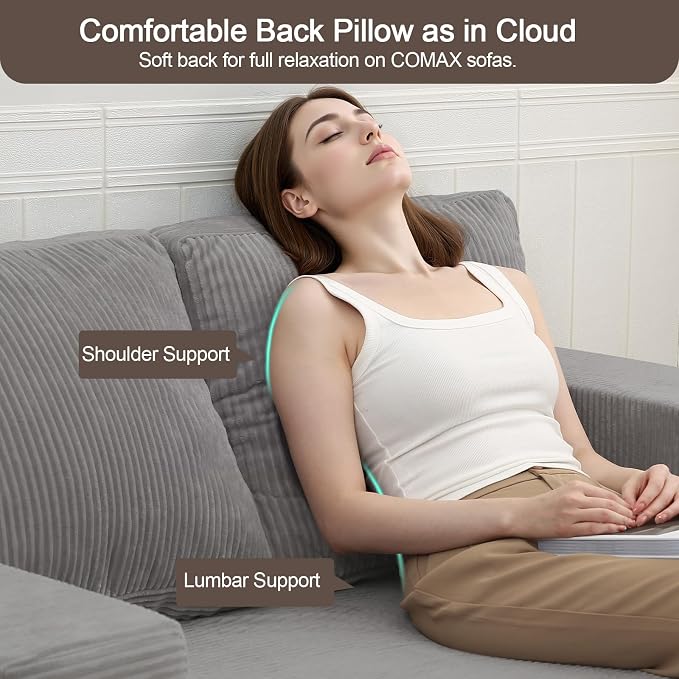 COMAX Convertible Sofa Bed Queen, Folding Fold Out Couch Bed, Floor Futon Couch - Image 6