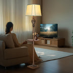 65" High Vintage Floor Lamp - Image 6