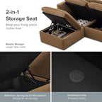 mopio Oversized Modular Sectional Sofa - Image 6