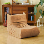 N&V Fireside Floor Sofa- Mid-Century Modern Armless Lounge Chair by NV