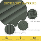 NICETOWN Dark Mallard Blackout Curtains - Image 2