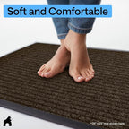 GORILLA GRIP Waterproof Traffic Guard Door Mat, 2 Pack Indoor Outdoor Durable - Image 8