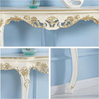 Vintage French Console Table, Wood Entryway Table - Image 6