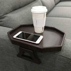 Sofa Arm Clip Table, Armrest Tray Table, Drinks/Remote Control/Snacks Holder … - Image 2
