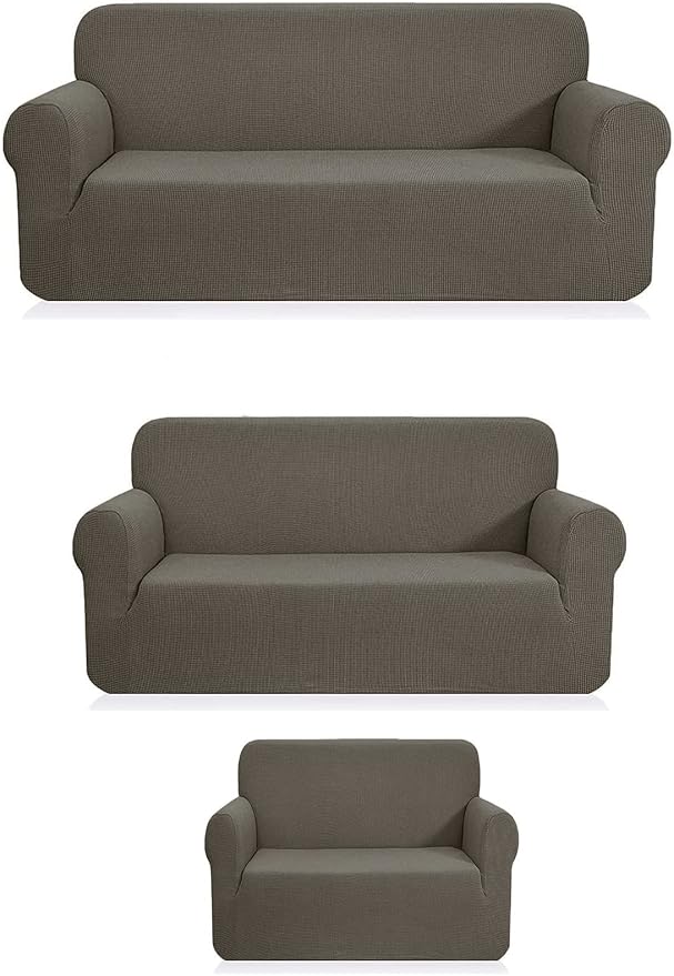Fancy Collection 3pc Set Slipcover Set Furniture Cover Spandex Set Includes by Unknown
