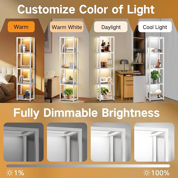 OUTON 67" Glass Display Shelf - Image 3