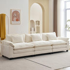 Oprisen 120" Modular Sectional Sofa, Comfy Cloud Couch Sectional Sofa, Chenille by Oprisen