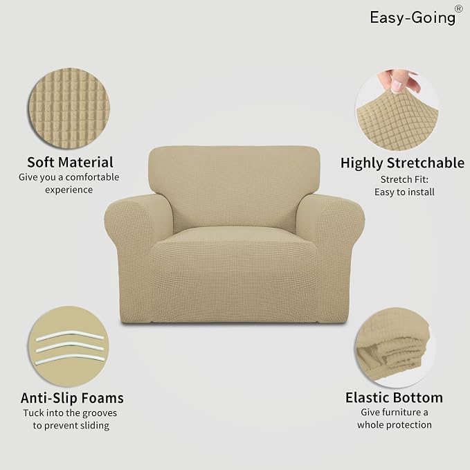 Easy-Going Stretch Oversized Chair Slipcover - Image 5
