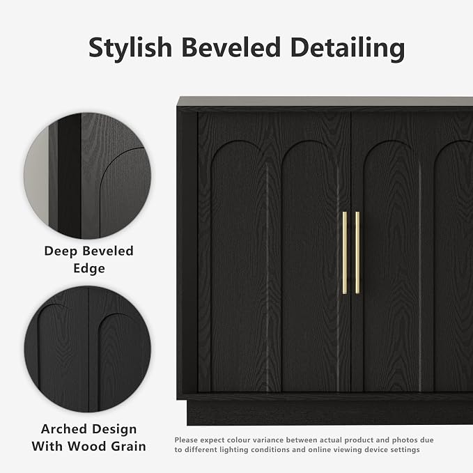 FORTUNETEC Sideboard Buffet Cabinet - Image 3
