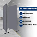 Room Divider 6FT Portable Room Dividers and Folding Privacy Screens, 3 Panel - Image 3
