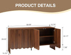 ORRD Sideboard Buffet Cabinet, Accent Storage Cabinets - Image 2