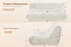 Bean Bag 3-Seater Chair Big Sofa Beanbag Chair - Image 2
