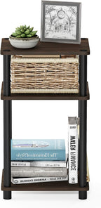 Furinno JUST Side Table, 3-Tier End Table, Open Shelves Night Stand, Bedside - Image 7