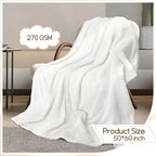 12 Pack Fleece Throw Blankets 50x60 Inches - Image 3