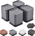 EclatBain Bed Risers Furniture Risers Heavy-Duty Rectangular Adjustable Block by Unknown