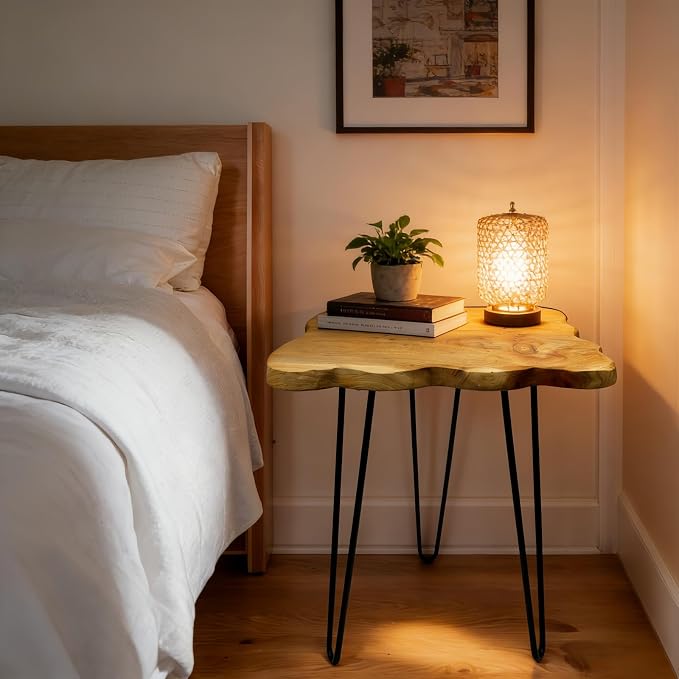 Natural Edge End Table, Live Edge Side Table - Image 6