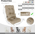 Rocking Chair Cushions with Pillow, Waterproof and Fade-Resistant Thicken - Image 2