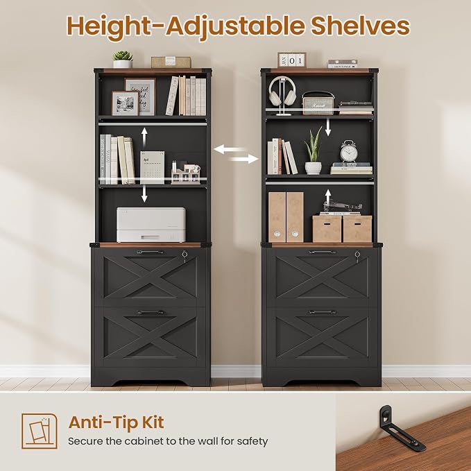 SEDETA 2 Drawer File Cabinet - Image 6