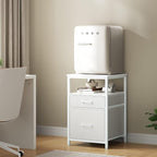Herture Mini Fridge Stand with 3 Storage, Mini Fridge Cabinet, Beverage Fridge - Image 6