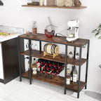 Giantex Wine Rack Freestanding Floor, Bar Cabinet - Image 8