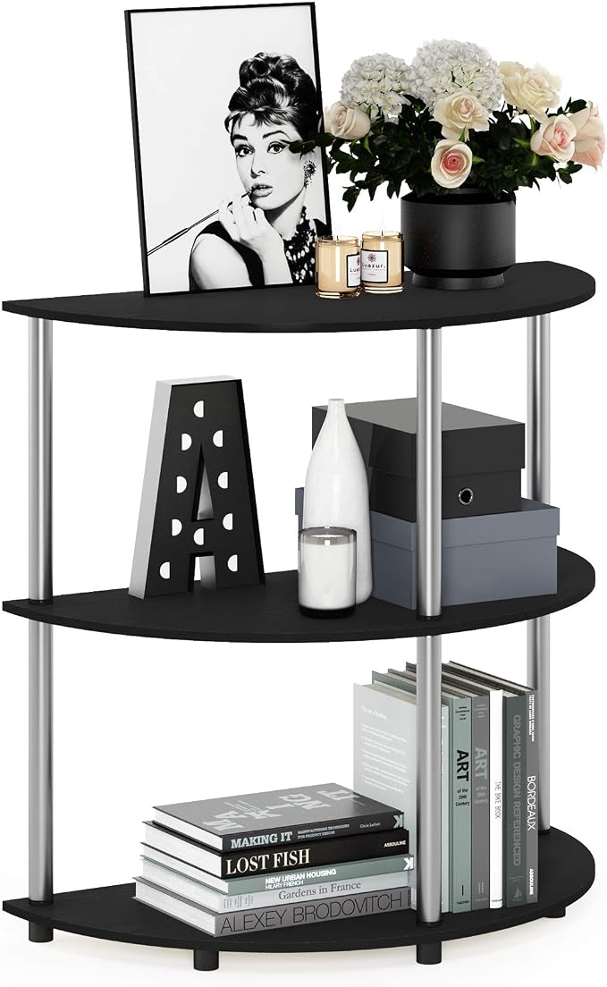 Furinno Frans Turn-N Half Round Console Table by Furinno-FitsYourSpaceFitsYourBudget