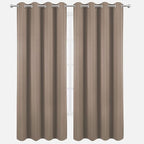 Cappuccino Thermal Blackout Curtains/52 x 84 Inch/Set of 2 Panels Room - Image 2