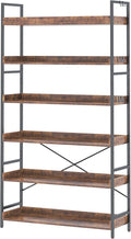 HCHQHS Bookshelf, Adjustable Industrial Bookcase, Vertical Tall Book Shelf by HCHQHS