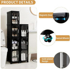 2-Tier Narrow Storage Cabinet, Slim Bathroom Storage Cabinet - Image 4