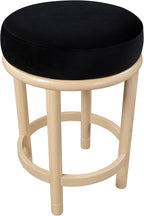 Meridian Furniture 976Black-C Monette Collection Art Deco Counter Stool - Image 6