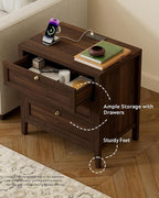 EYYTHUNG 3 Drawer Nightstand - Image 5