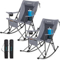 FUNDANGO Oversized Rocking Camping Chair by FUNDANGO