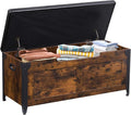 IDEALHOUSE Storage Bench, 39.4" Retro Wooden Storage Chest by IDEALHOUSE