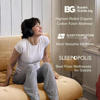 ZonLi Japanese Floor Futon Mattress Queen Size 80"x 60", 100% Cotton Cover - Image 5