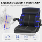 AnyGod 1Pcs Office Chair for Men Women Home Office Pu Leather High Back 360 - Image 5