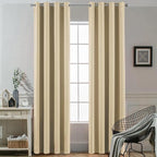 Yakamok Room Darkening Curtains 52x90 inch Length Beige-Living Room | 2 panels by Yakamok