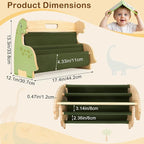 Toddler Bookshelf Double-Sided - Image 4