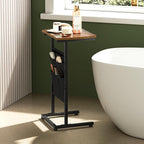 HOOBRO C Shaped End Table, 28.3" Side Table - Image 6