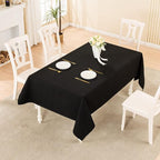 BALCONY & FALCON Rectangle Tablecloth Washable Wrinkle Resistant and Water - Image 5